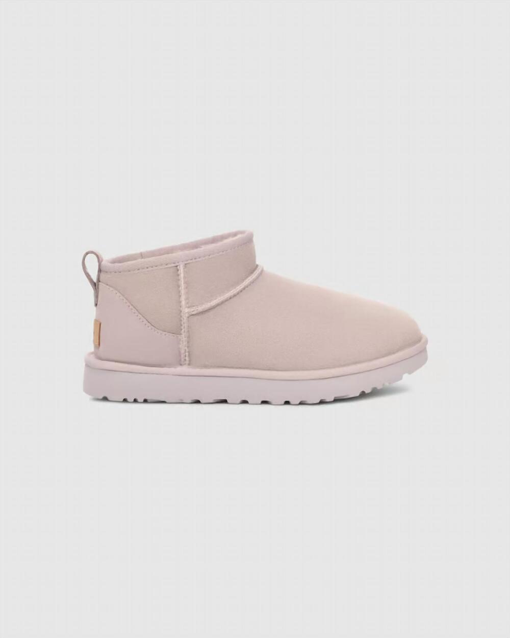 NEW UGG women's classic ultra mini boot in pale smoke